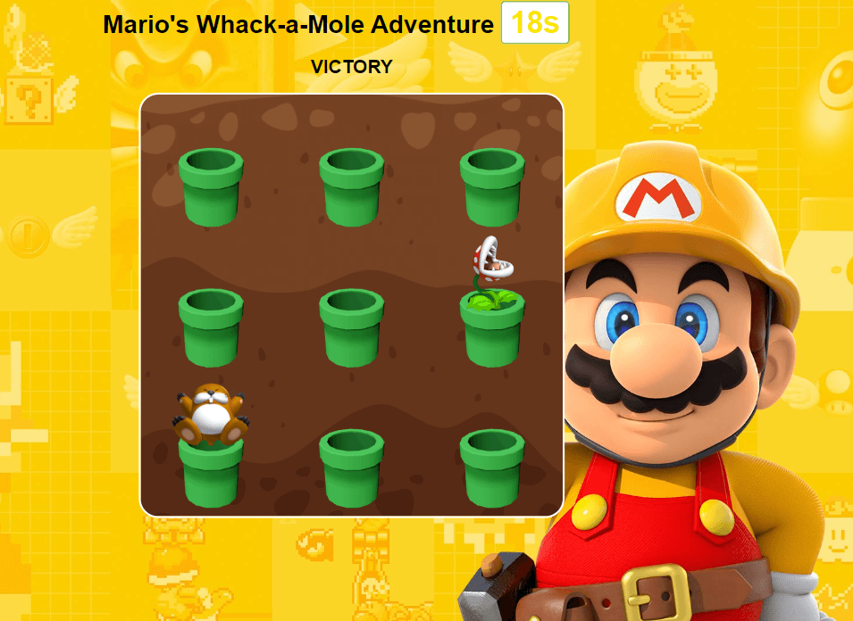 Mario's Whack-A-Mole  